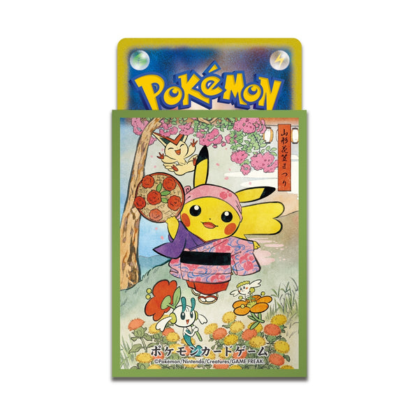 Pokemon Card Game Pikachu Hanagasa Festival Deck Shield (Green)
