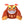 Load image into Gallery viewer, Pokemon Fit Darmanitan Normal Mode Plush Toy Palm Size

