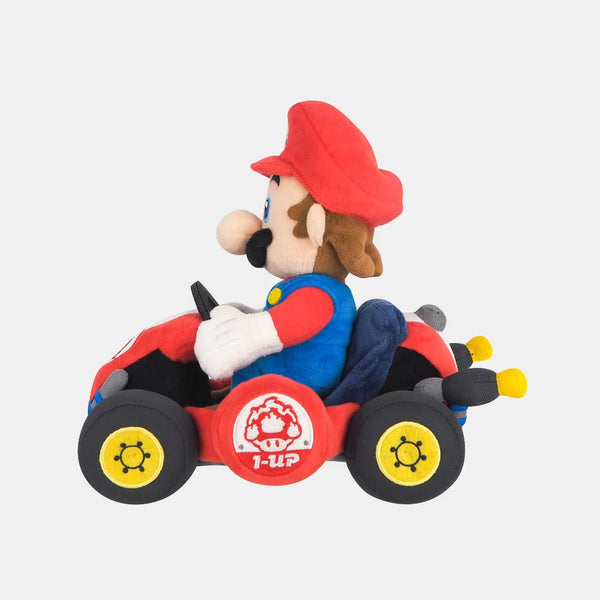 Mario Kart World Mario Plush Toy – Standard Kart Version