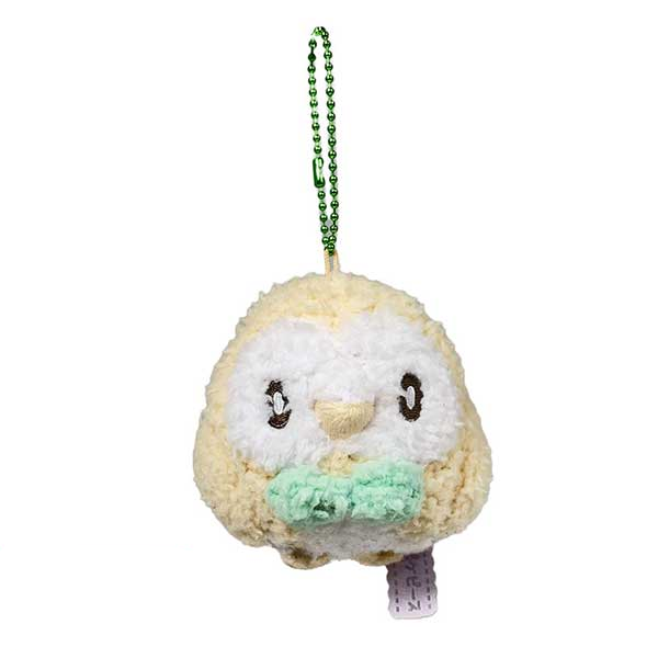Pokemon PokéPiece Plush Ball Chain Mascot Rowlet Soft Keychain Plush