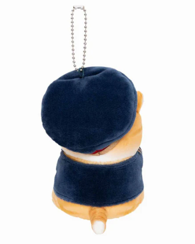 mofusand Stationmaster Meow Mascot Keychain