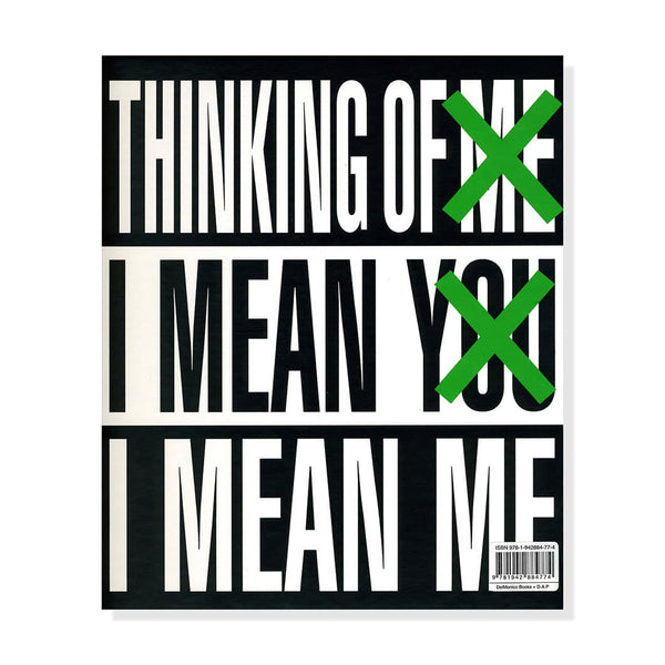 MoMA Barbara Kruger Thinking of You I Mean Me I Mean You Hardcover Book