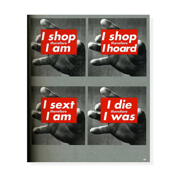 MoMA Barbara Kruger Thinking of You I Mean Me I Mean You Hardcover Book