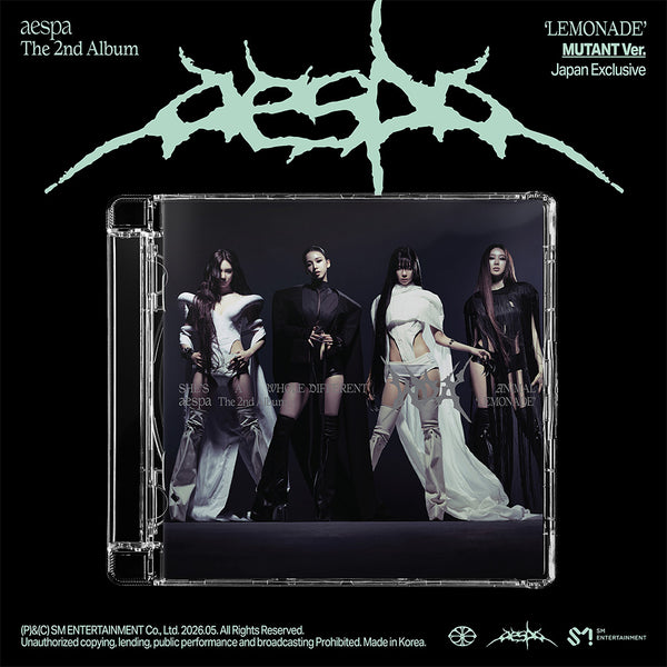 aespa LEMONADE: The 2nd Album [MUTANT Ver. CD Album] Japan Exclusive