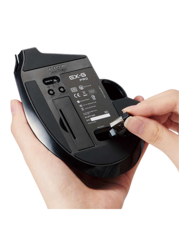 ELECOM EX-G PRO Thumb Trackball Mouse M-XPT1MRBK