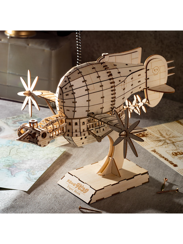 Castle in the Sky Tiger Moth Wooden 3D Puzzle