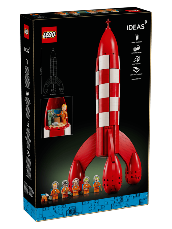 LEGO Ideas Tintin Moon Rocket 21367 Building Set