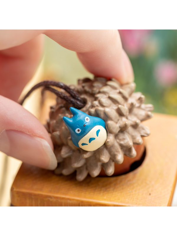 My Neighbor Totoro Acorn Shaker Keychain Medium Totoro and Small Totoro