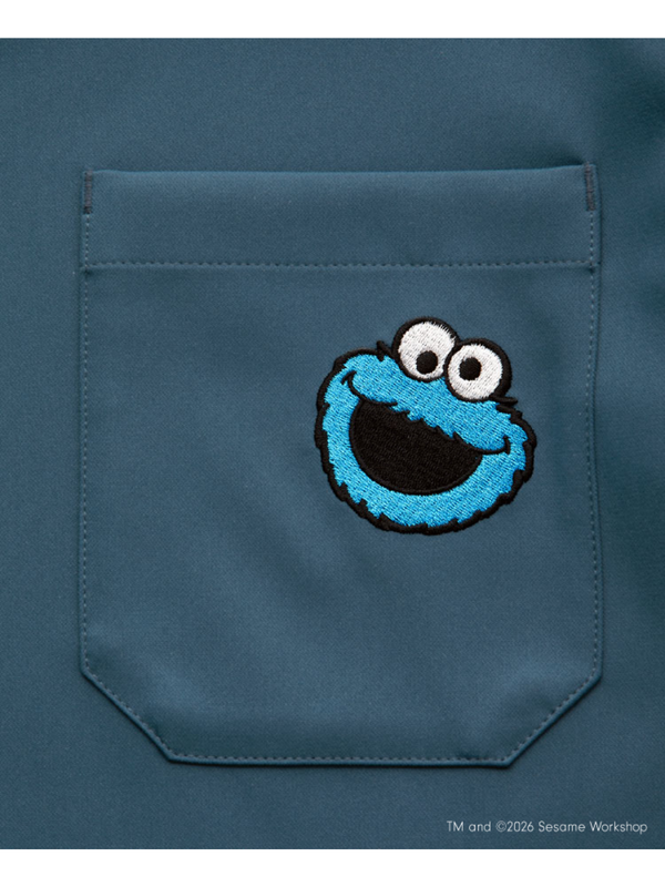 Scrub Canvas Club Sesame Street Unisex Scrub Top