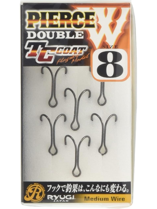 RYUGI HPW060 TC Pierce Double Fishing Hook