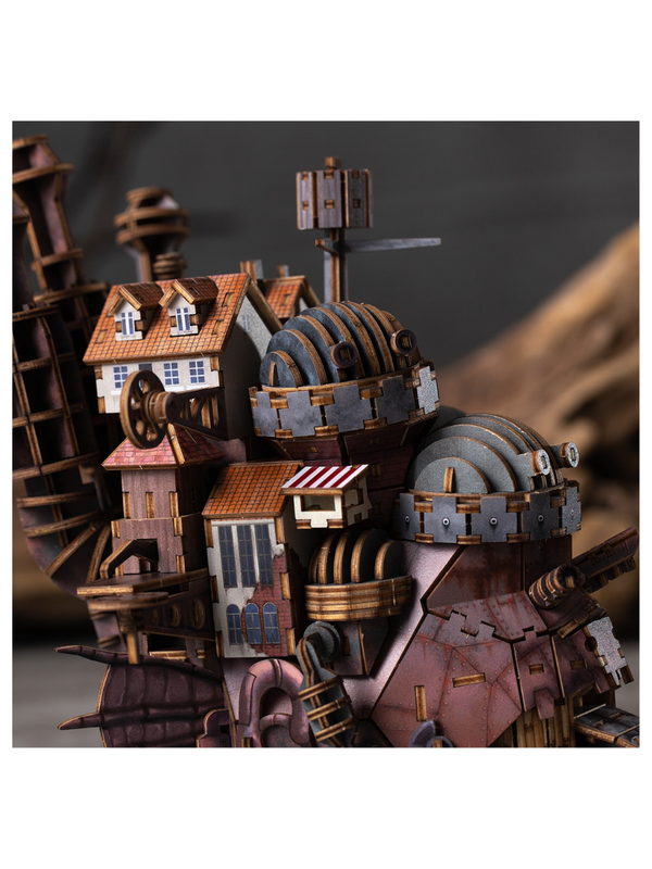 Howl’s Moving Castle Ki-Gu-Mi Wooden 3D Puzzle Color Version