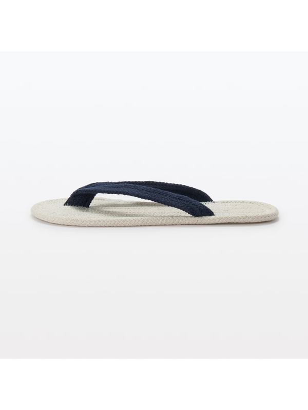 MUJI Cotton Room Sandals Thong Slippers Indoor Slippers