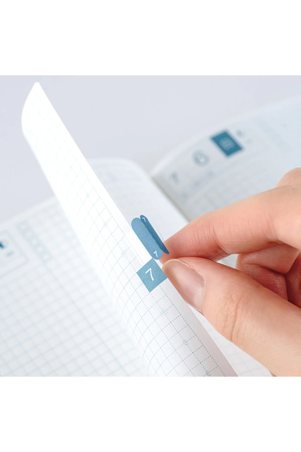 Hobonichi TSUKI no IRO Index Stickers – Numbered & Blank Set