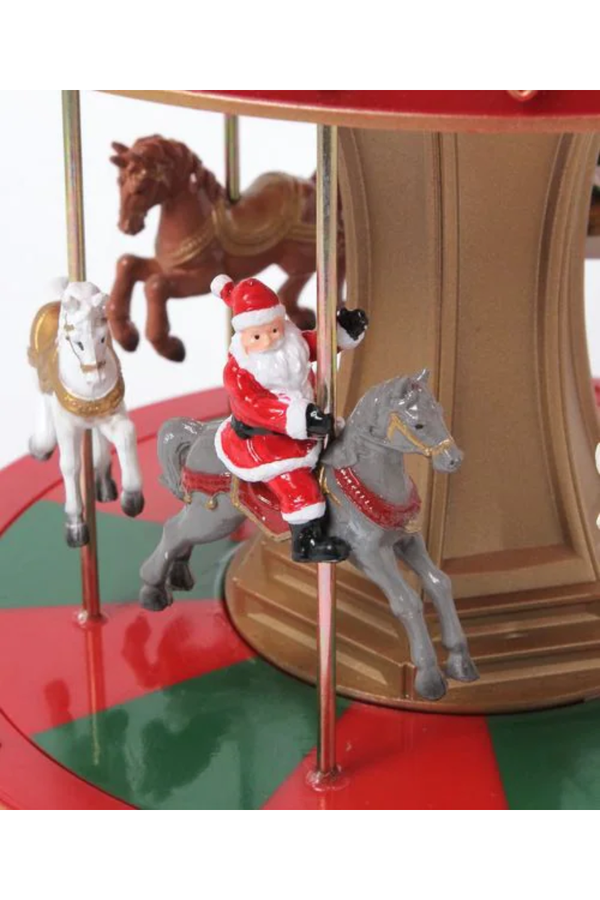 studio CLIP Christmas 2026 Rotating Santa Carousel Decoration