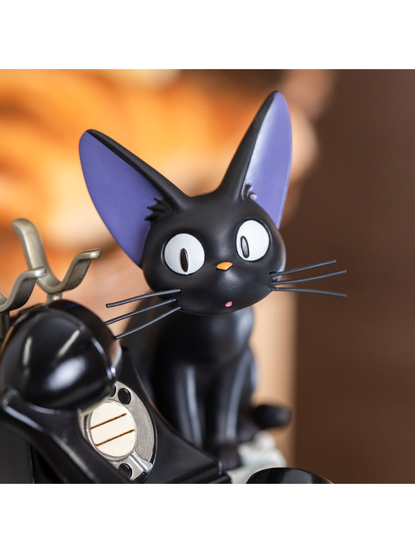 Kiki's Delivery Service Jiji Black Telephone Music Box