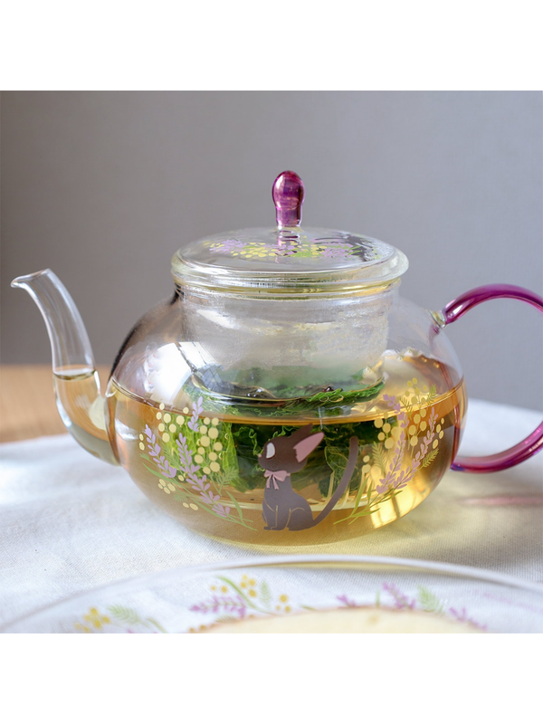 Kiki's Delivery Service Flower Bouquet Glass Teapot 580ml