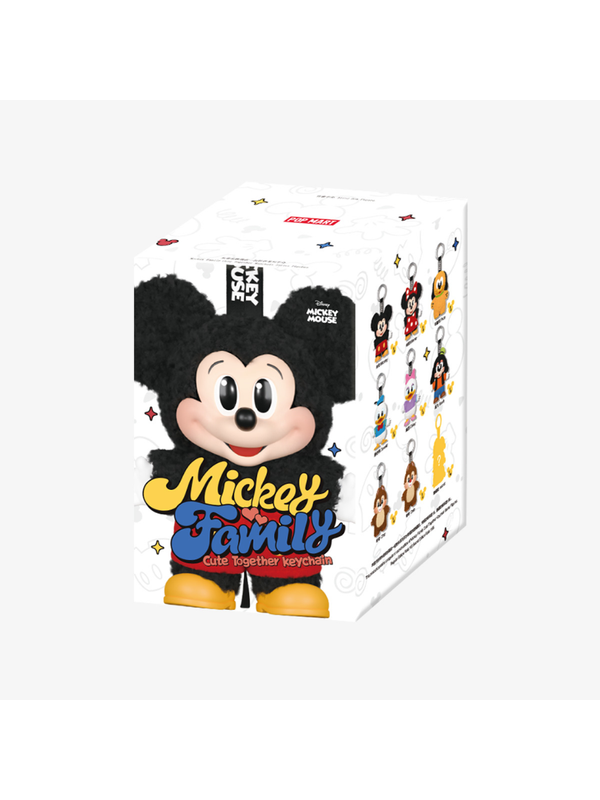Disney Mickey Family Cute Together Plush Keychain Blind Box