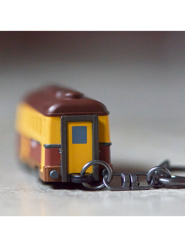 Light Up Train Keychain LED Anime Style Railway Charm