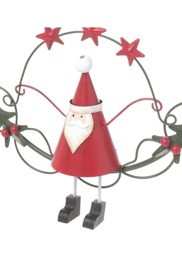 studio CLIP Christmas 2026 Tin Santa Circle Decoration