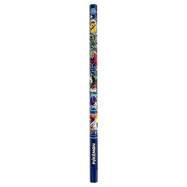Pokemon Metallic 2B Writing Pencil Set with Red Pencil