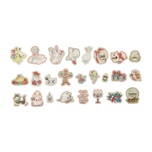 Pokemon Holiday Blessings Assorted Stickers