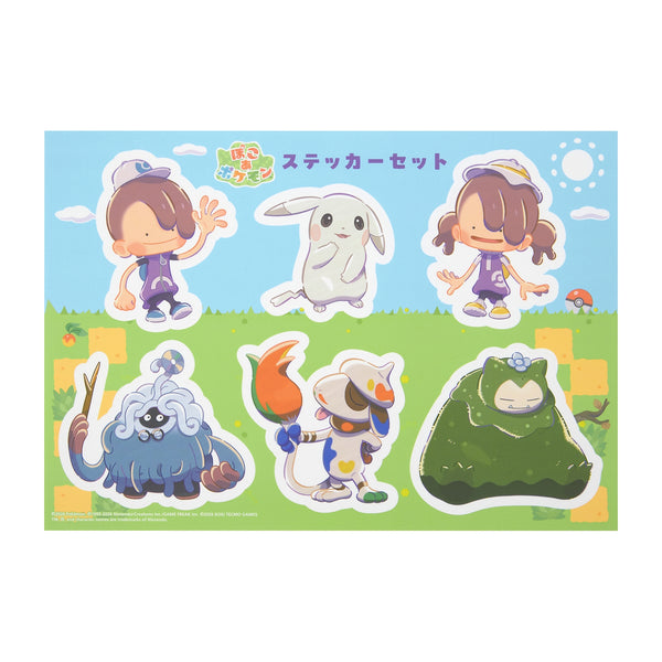 Pokemon Center Poco A Pokémon Sticker Set