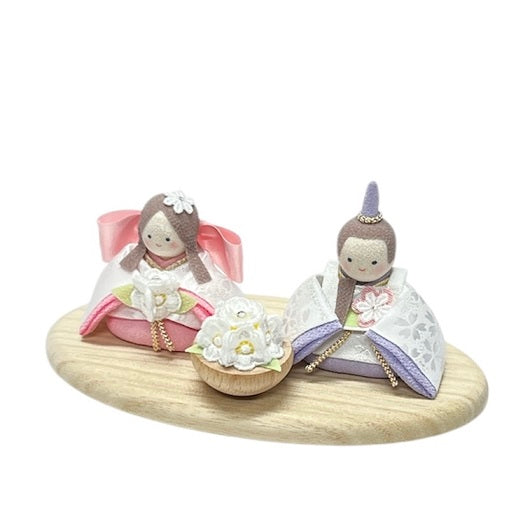 Kimura Ohshido Hibiki Smiling Hina Dolls (2-Piece Set)