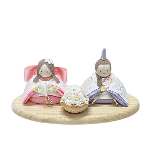 Kimura Ohshido Hibiki Smiling Hina Dolls (2-Piece Set)