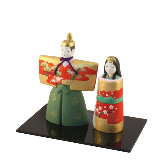 Kimura Ohshido Tachibina Kissho – Japanese Ceramic Hina Dolls