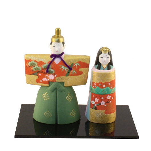 Kimura Ohshido Tachibina Kissho – Japanese Ceramic Hina Dolls