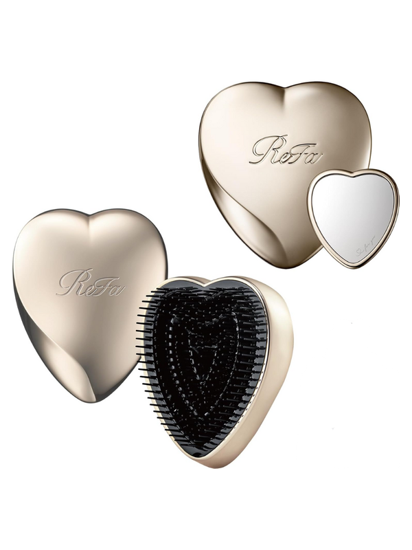 ReFa HEART MIRROR & Hair Brush Set