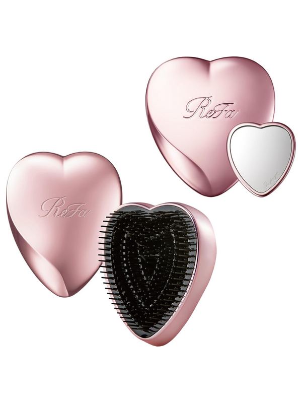 ReFa HEART MIRROR & Hair Brush Set