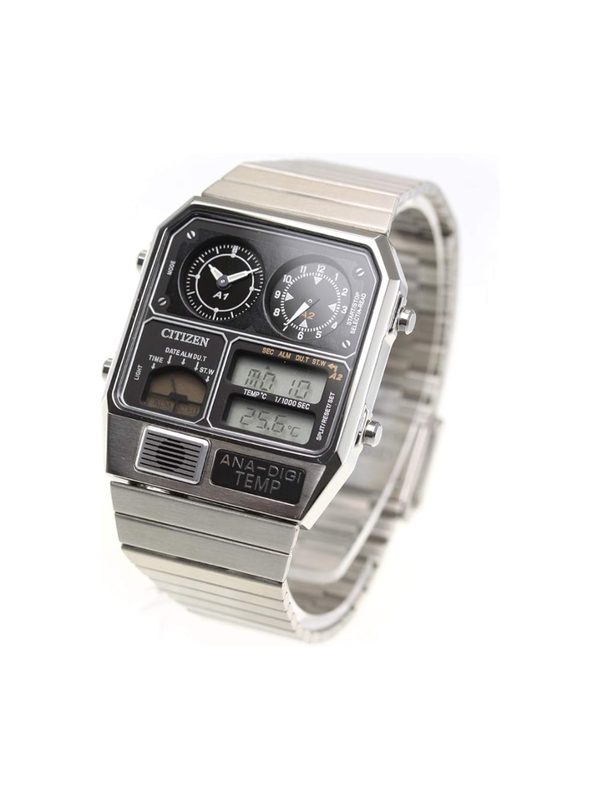 CITIZEN ANA-DIGI TEMP Reissue Silver Watch JG2101-78E