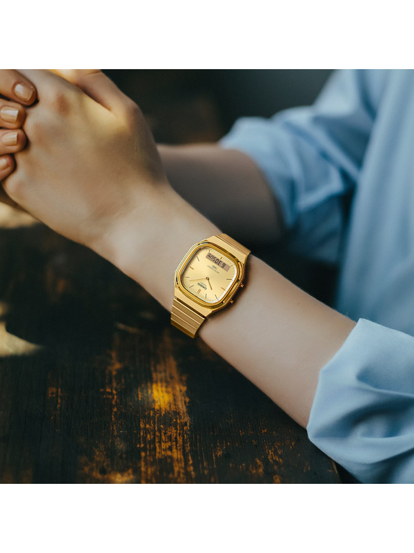 CASIO Classic AQ-240EG-9AJF Retro Modern Analog-Digital Watch