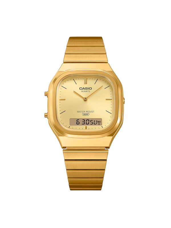 CASIO Classic AQ-240EG-9AJF Retro Modern Analog-Digital Watch
