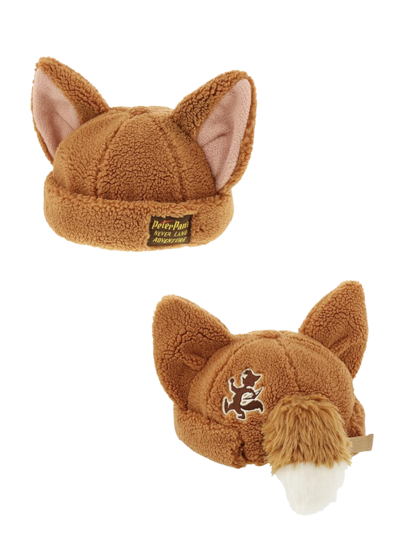 Tokyo DisneySea Fantasy Springs Fan Cap – Peter Pan Lost Boys Fox Animal Hat