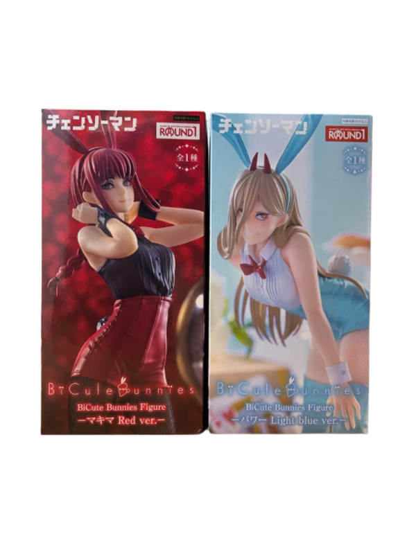 Chainsaw Man BiCute Bunnies Makima Red & Power Light Blue Figure Set Round1