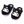 Load image into Gallery viewer, Kuromi Plush Face Indoor Slippers for Adults
