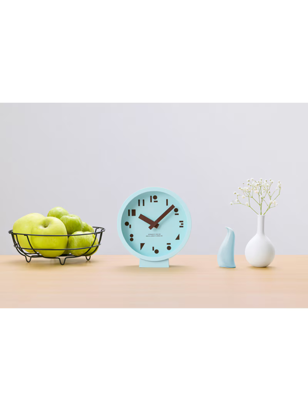 Lemnos M,S,S. Geometric Design Clock – SYO25-10 Mint Green