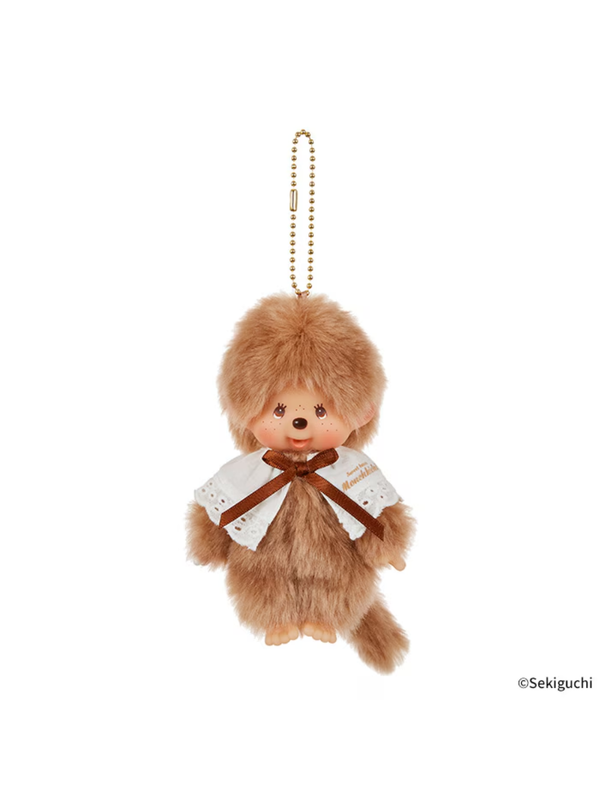 Monchhichi Sweet Brown Keychain Plush