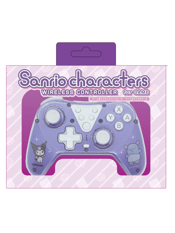 Unipo Wireless Gaming Controller Kuromi Sanrio Characters