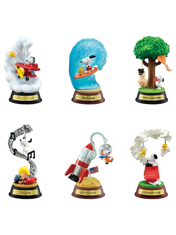 Re-Ment PEANUTS Snoopy Swing Ornament Figure Box Set Complete 6 Types
