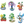 Load image into Gallery viewer, Re-Ment Pokemon Pocket BONSAI 3 Seasonal Diorama Figure Box Set Complete 6 Types
