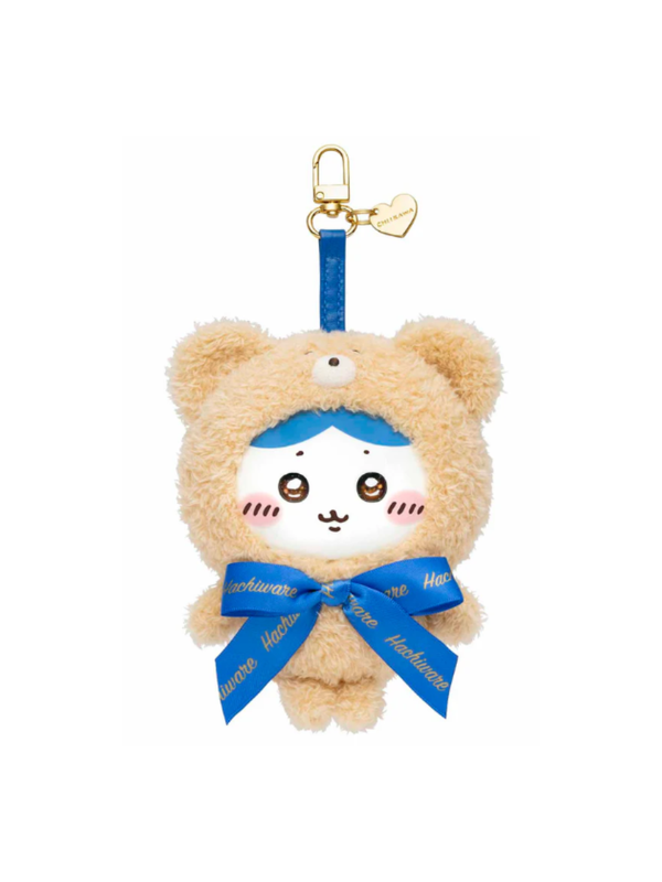 Chiikawa Kiramekko Hachiware Teddy Bear Plush Keychain