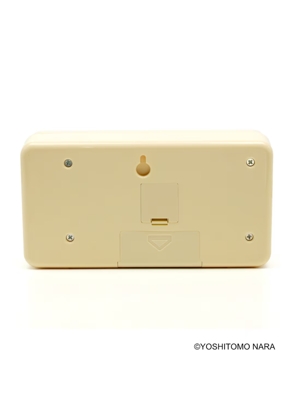 Yoshitomo Nara x LAMMFROMM WALK ON Flip Desk Clock Beige