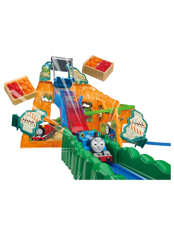 Plarail Thomas & Friends Thrill Drop Double Launch Mountain Playset