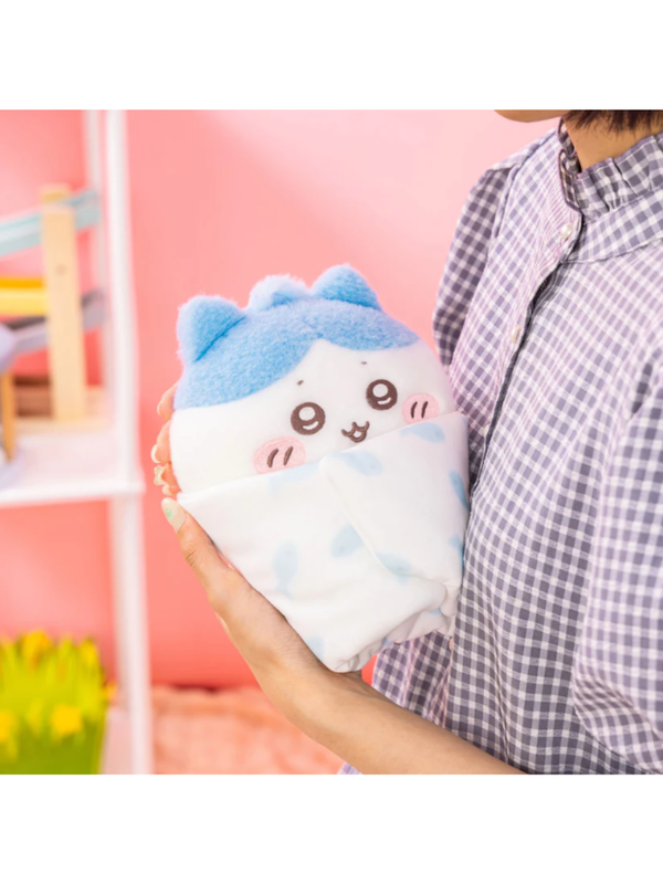 Chiikawa Baby Hachiware Plush with Swaddle