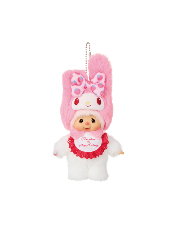 Monchhichi x My Melody & Kuromi Anniversary Keychain Collection