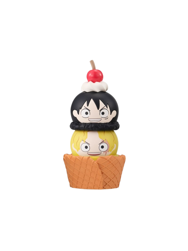 ONE PIECE Tsumichen Ice Cream Mascot Figure Set with Waffle Cone Cup --【Pre-order】