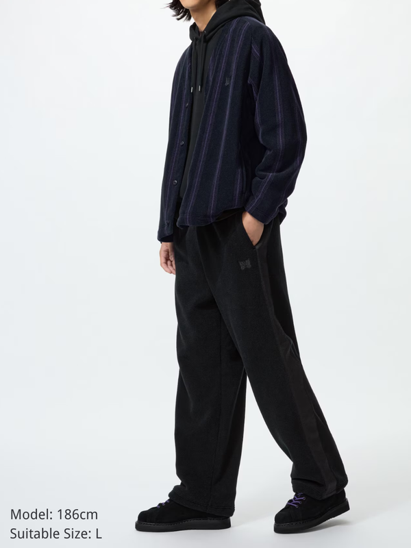 UNIQLO and NEEDLES Fleece Wide-Leg Pants (Long Length)